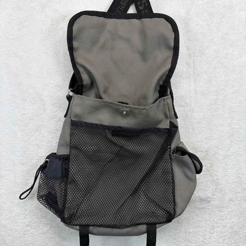 Vintage Triple Five Soul 555 Messenger Bag Orange Gray Y2K Crossbody Streetwear